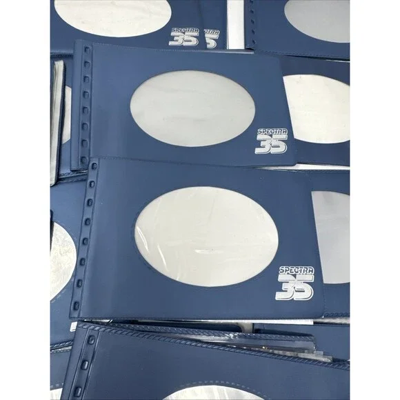 LOT OF 34 Vintage Walmart Spectra 35 Photo Albums Made In USA Mini 4x6 Blue - Picture 6 of 16